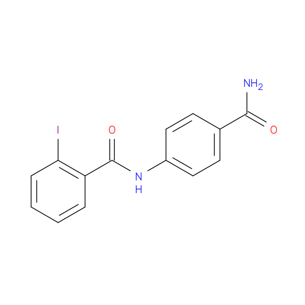 N-[4-(aminocarbonyl)phenyl]-2-iodobenzamide