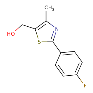 [2-(4-fluorophenyl)-4-methyl-1,3-thiazol-5-yl]methanol