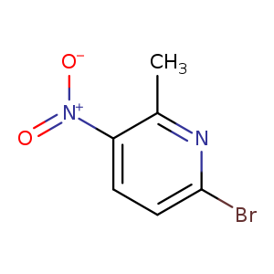 2-Bromo-6-methyl-5-nitropyridine
