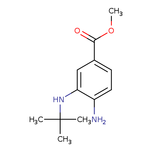 Methyl 4-amino-3-(tert-butylamino)benzoate