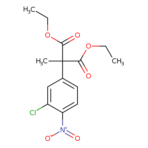 Propanedioic acid, 2-(3-chloro-4-nitrophenyl)-2-methyl-, 1,3-diethyl ester