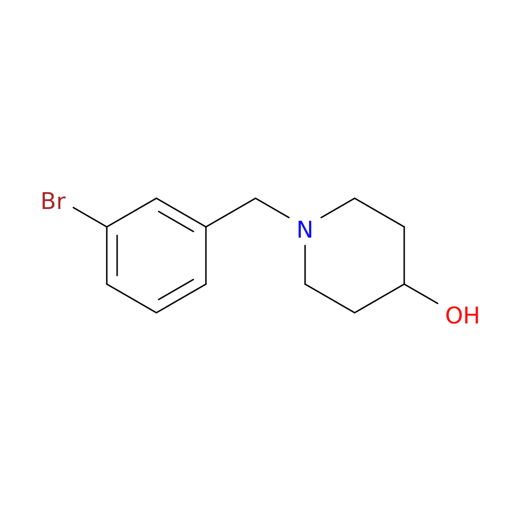 1-[(3-Bromophenyl)methyl]piperidin-4-ol