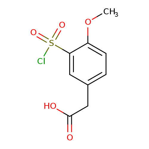 [3-(Chlorosulfonyl)-4-methoxyphenyl]acetic acid