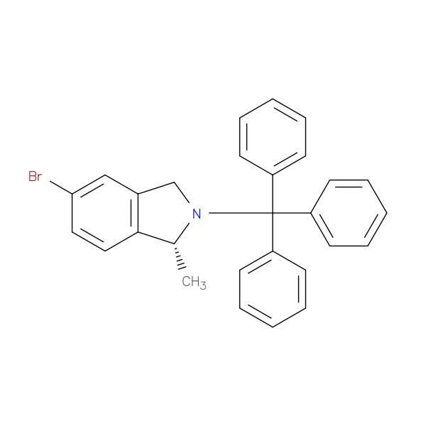 (1R)-5-Bromo-2,3-dihydro-1-methyl-2-(triphenylmethyl)-1H-isoindole