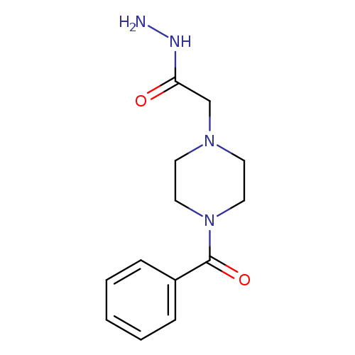 2-(4-benzoylpiperazin-1-yl)acetohydrazide