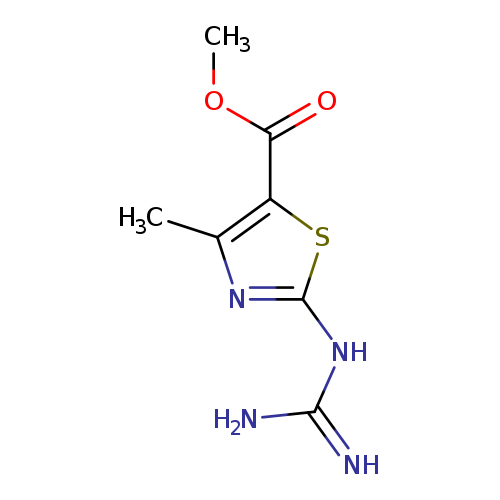 Methyl 2-([amino(imino)methyl]amino)-4-methyl-1,3-thiazole-5-carboxylate