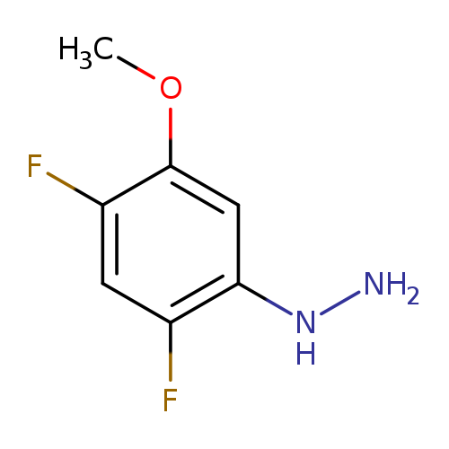 (2,4-difluoro-5-methoxyphenyl)hydrazine