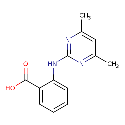 2-[(4,6-Dimethylpyrimidin-2-yl)amino]benzoic acid