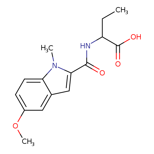 2-{[(5-methoxy-1-methyl-1H-indol-2-yl)carbonyl]amino}butanoic acid