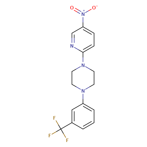 1-(5-nitropyridin-2-yl)-4-[3-(trifluoromethyl)phenyl]piperazine