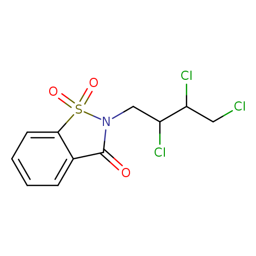 2-(2,3,4-trichlorobutyl)-2,3-dihydro-1lambda6,2-benzothiazole-1,1,3-trione
