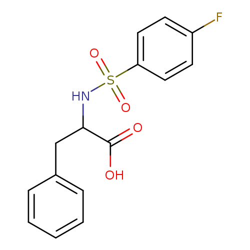 2-(4-Fluorophenylsulfonamido)-3-phenylpropanoic acid