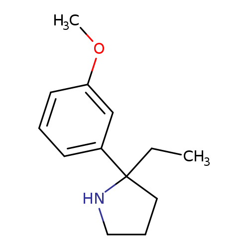 2-ethyl-2-(3-methoxyphenyl)pyrrolidine