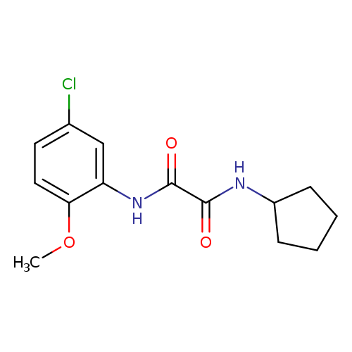N'-(5-chloro-2-methoxyphenyl)-N-cyclopentylethanediamide