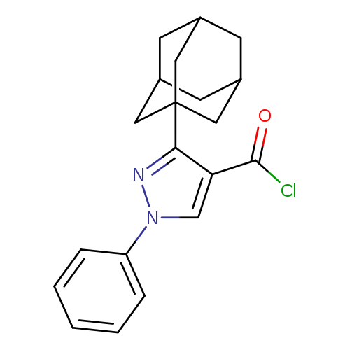 3-(1-Adamantyl)-1-phenyl-1h-pyrazole-4-carbonyl chloride