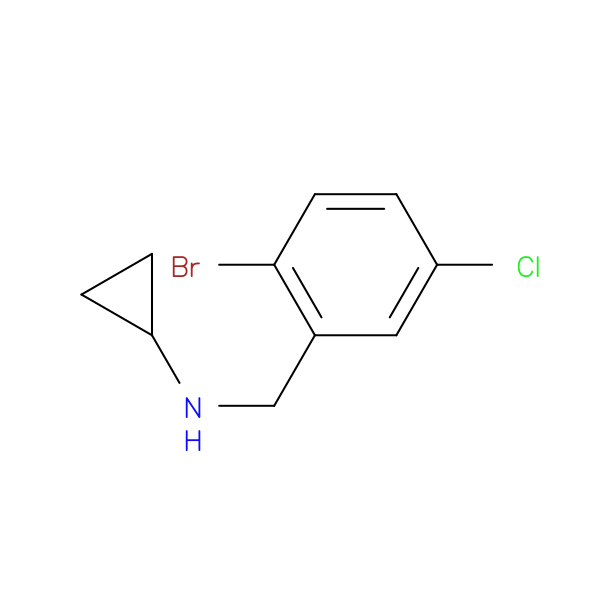 N-[(2-Bromo-5-chlorophenyl)methyl]cyclopropanamine