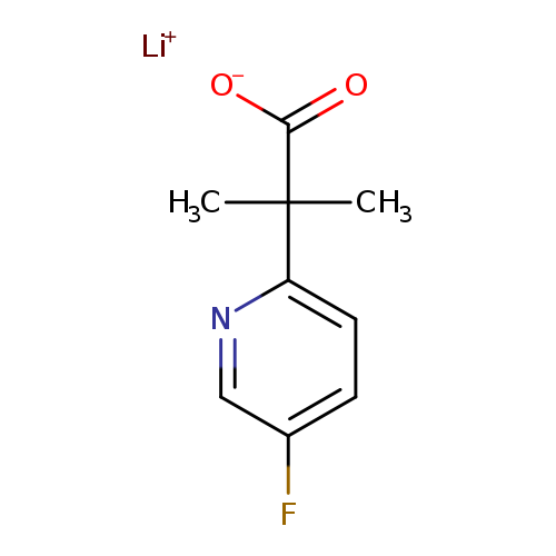 lithium(1+)2-(5-fluoropyridin-2-yl)-2-methylpropanoate