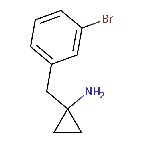 1-[(3-bromophenyl)methyl]cyclopropan-1-amine