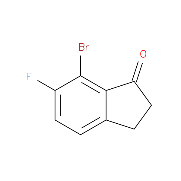 7-Bromo-6-fluoro-2,3-dihydro-1H-inden-1-one