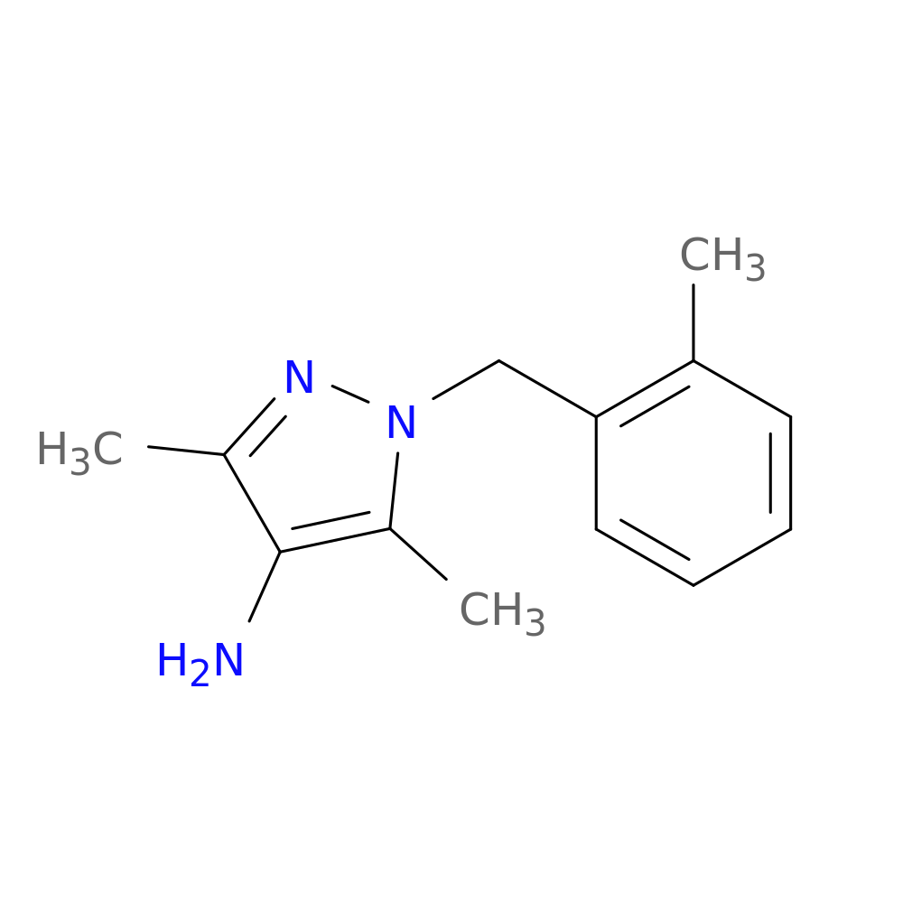 3,5-Dimethyl-1-(2-methylbenzyl)-1H-pyrazol-4-amine
