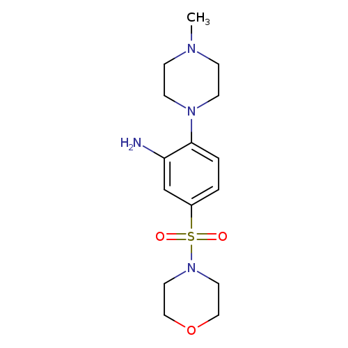 2-(4-methylpiperazin-1-yl)-5-(morpholine-4-sulfonyl)aniline