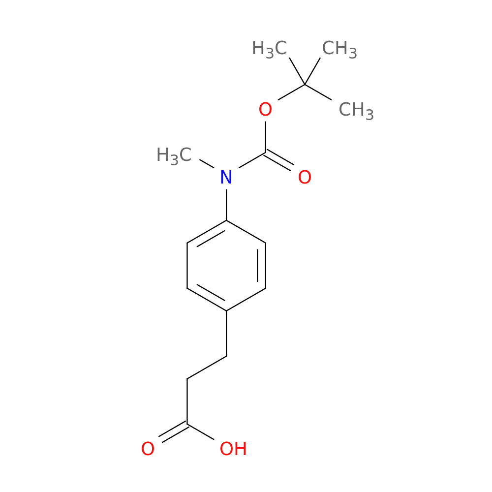 3-(4-{[(tert-butoxy)carbonyl](methyl)amino}phenyl)propanoic acid