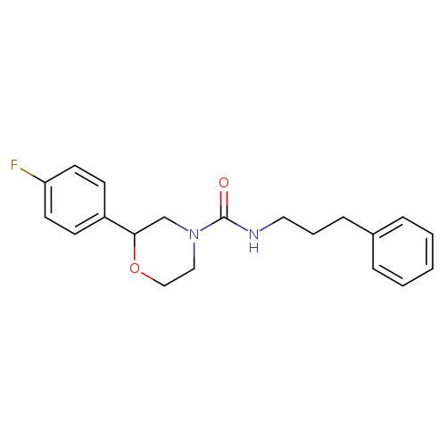 2-(4-fluorophenyl)-N-(3-phenylpropyl)morpholine-4-carboxamide