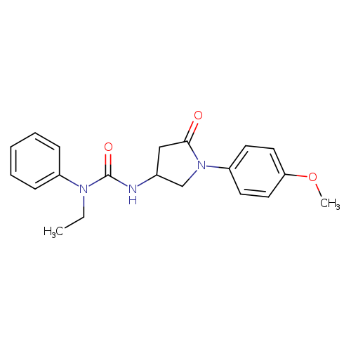 1-ethyl-3-[1-(4-methoxyphenyl)-5-oxopyrrolidin-3-yl]-1-phenylurea