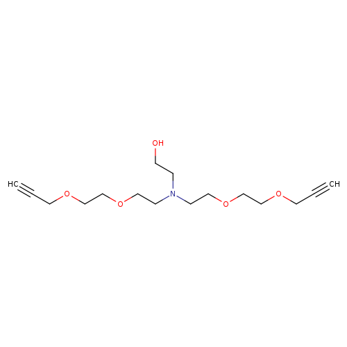 Hydroxy-amino-bis(peg2-propargyl)