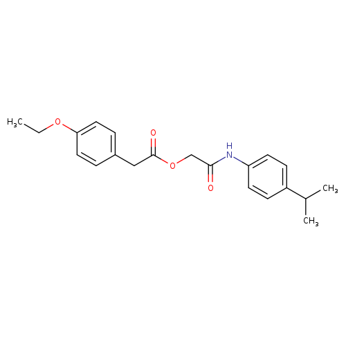{[4-(propan-2-yl)phenyl]carbamoyl}methyl 2-(4-ethoxyphenyl)acetate