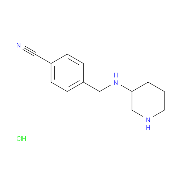 4-((Piperidin-3-ylamino)methyl)benzonitrile hydrochloride