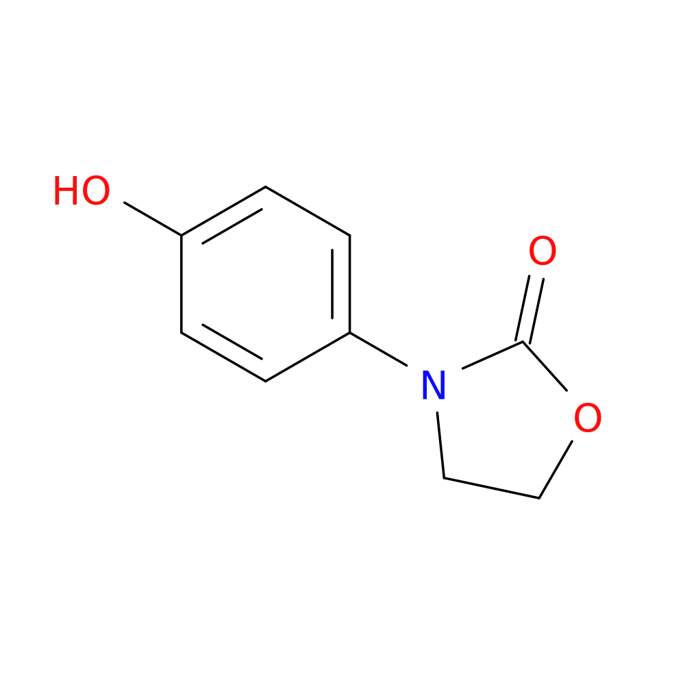 3-(4-Hydroxyphenyl)-1,3-oxazolidin-2-one