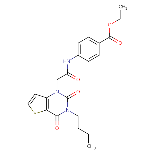 ethyl 4-(2-{3-butyl-2,4-dioxo-1H,2H,3H,4H-thieno[3,2-d]pyrimidin-1-yl}acetamido)benzoate