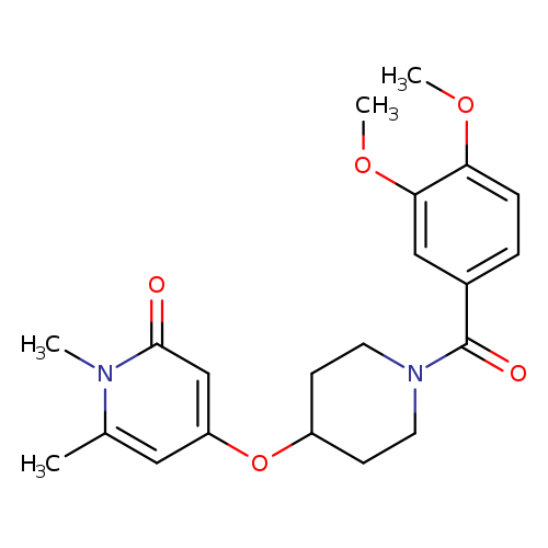 4-{[1-(3,4-dimethoxybenzoyl)piperidin-4-yl]oxy}-1,6-dimethyl-1,2-dihydropyridin-2-one