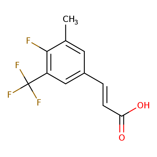 3-(4-Fluoro-3-methyl-5-(trifluoromethyl)phenyl)acrylic acid