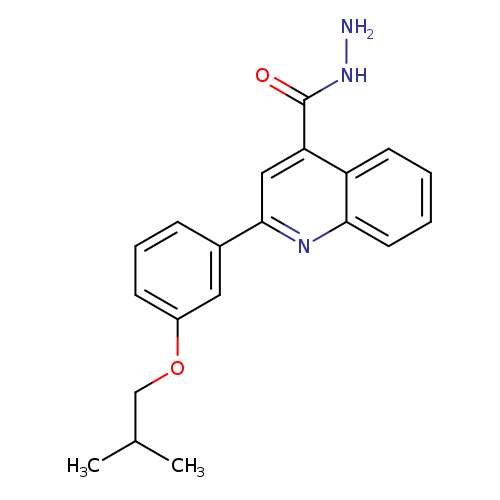 2-(3-Isobutoxyphenyl)quinoline-4-carbohydrazide