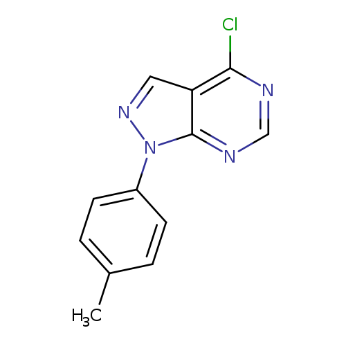 1H-Pyrazolo[3,4-d]pyrimidine, 4-chloro-1-(4-methylphenyl)-