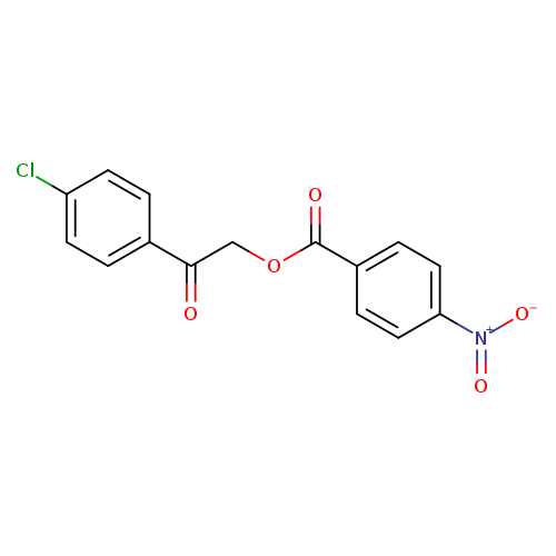 2-(4-chlorophenyl)-2-oxoethyl 4-nitrobenzoate