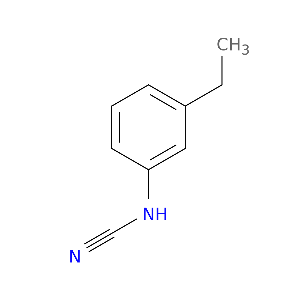 [(3-ethylphenyl)amino]formonitrile