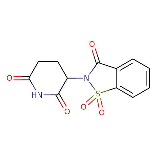 2-(2,6-dioxopiperidin-3-yl)-2,3-dihydro-1lambda6,2-benzothiazole-1,1,3-trione