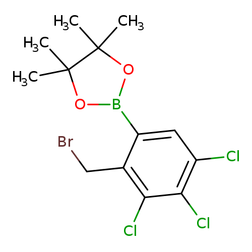 2-(Bromomethyl)-3,4,5-trichlorophenylboronic acid, pinacol ester