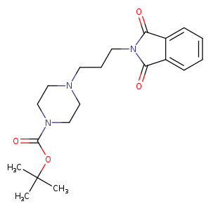 4-[3-(1,3-Dioxo-1,3-dihydro-isoindol-2-yl)-propyl]piperazine-1-carboxylic acid tert-butyl ester