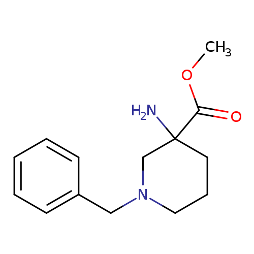 3-Piperidinecarboxylicacid, 3-amino-1-(phenylmethyl)-, methyl ester