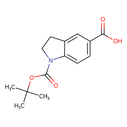 1-[(tert-butoxy)carbonyl]-2,3-dihydro-1H-indole-5-carboxylic acid