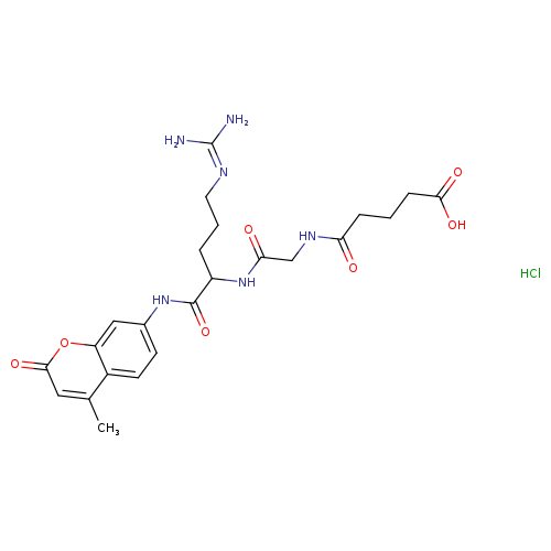 Glutaryl-gly-arg-amc hcl