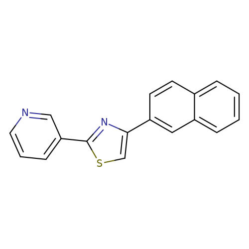3-[4-(naphthalen-2-yl)-1,3-thiazol-2-yl]pyridine