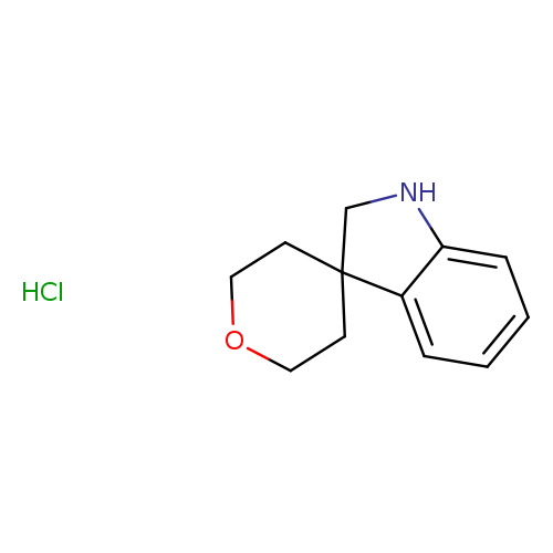 1,2-dihydrospiro[indole-3,4'-oxane] hydrochloride
