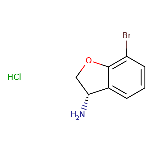 (3S)-7-Bromo-2,3-dihydro-1-benzofuran-3-amine hcl