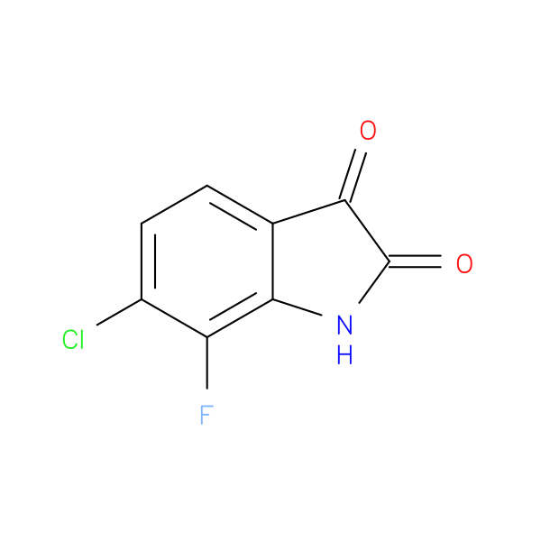 6-chloro-7-fluoroindoline-2,3-dione