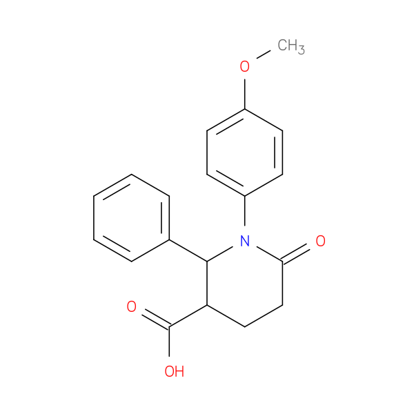 1-(4-methoxyphenyl)-6-oxo-2-phenylpiperidine-3-carboxylic acid